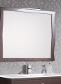 Badmöbel Araceli 100 cm aus Kiefernholz inkl. Waschtisch, Unterschrank, Spiegel und Beleuchtung