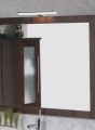 Badmöbelset Mar 100 cm aus Kiefernholz inkl. Waschtisch, Unterschrank, Spiegel und Beleuchtung