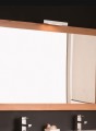 Badmöbelset Anabel 120 cm aus Kiefernholz inkl. Waschtisch, Unterschrank, Spiegel und Beleuchtung